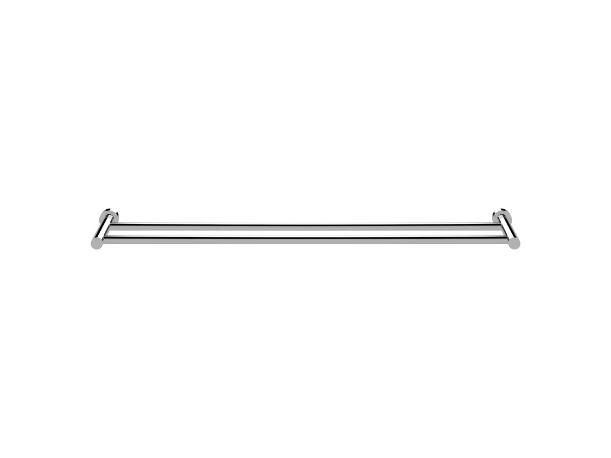Scala Double Towel Rail 900mm Chrome