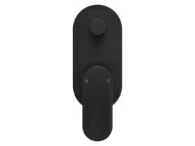 Supporting Image 2 - Mizu Soothe MK2 Shower Mixer with Diverter Kit Matte Black - Front
