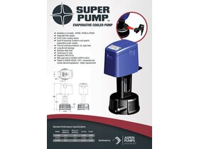 Flyer - Super Pump Evaporative Cooler Pumps
