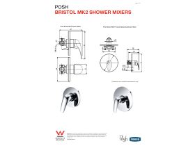 Technical Guide - Posh Bristol MK2 Shower Mixer Chrome