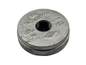 Roll Groove Galvanized Cap BSP 100mm x 25mm