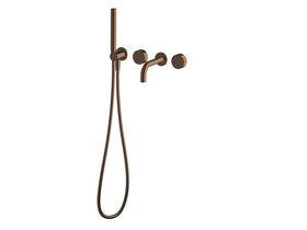 Hero - Sussex Pure Elemental Progressive Bath Mixer System with Handshower 160mm PVD Brushed Bronze