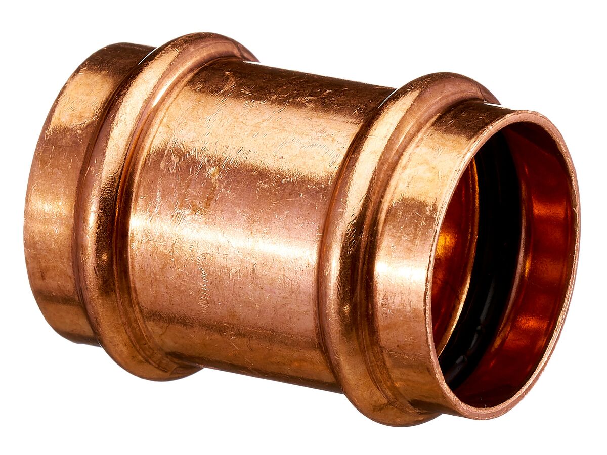 >B< Press Water Straight Connector 40mm