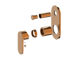 Hero - Mizu Soothe MK2 Shower Mixer with Diverter Trimset Brushed Bronze