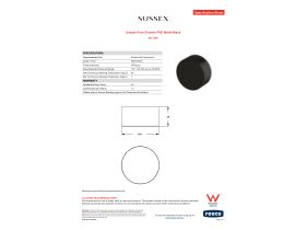 Specification Sheet - Sussex Pure Diverter PVD Matte Black