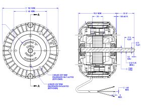 Fasco Fan Motor ACW 14W 50D551-01AT