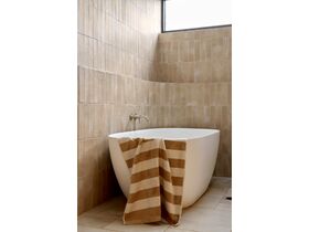In Situ - Kado Lussi Cast Solid Surface Freestanding Thin Edge Bath with Plug & Waste 1700mm White