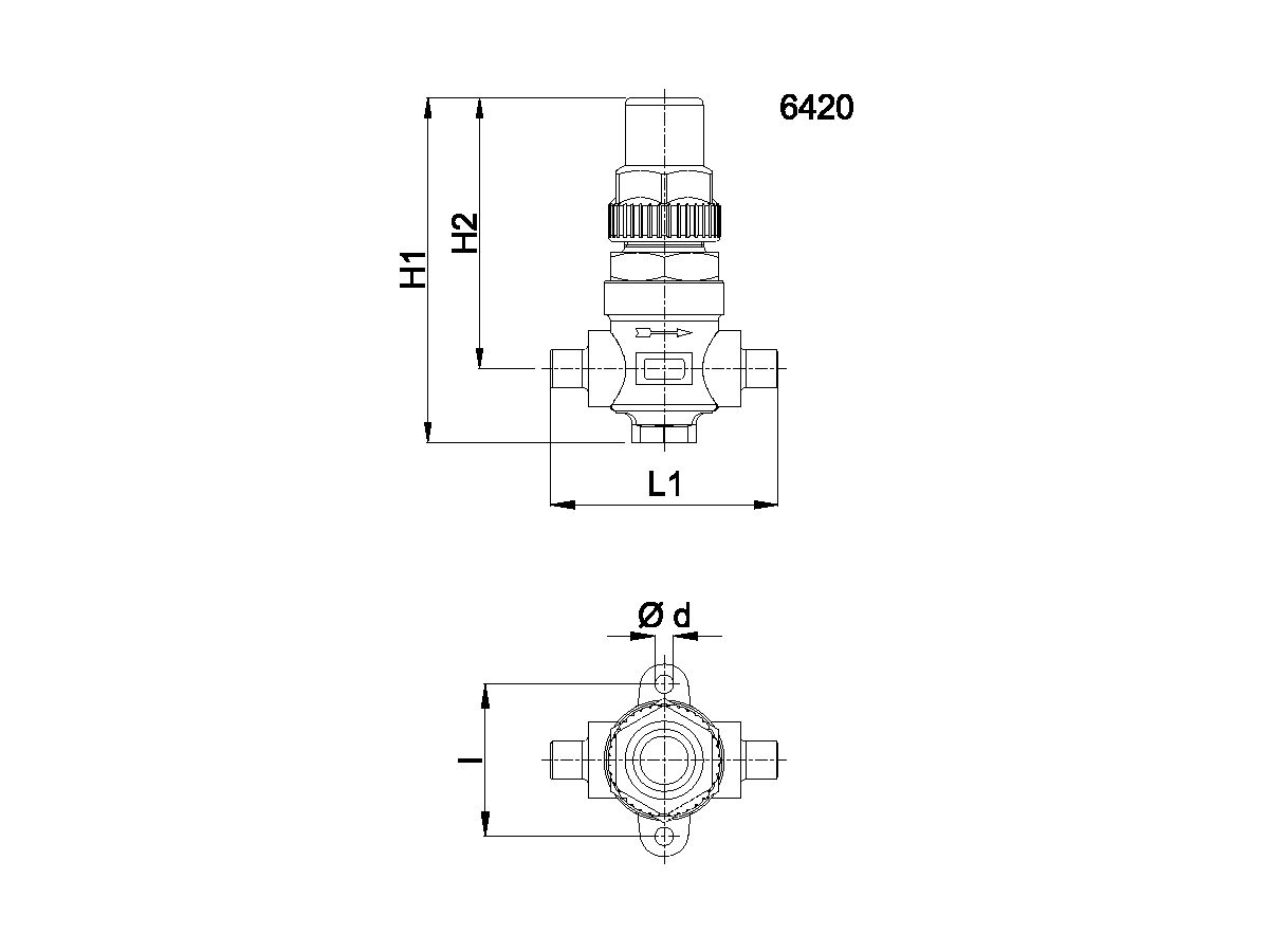 Castel Packed Cap Line Valve Solder