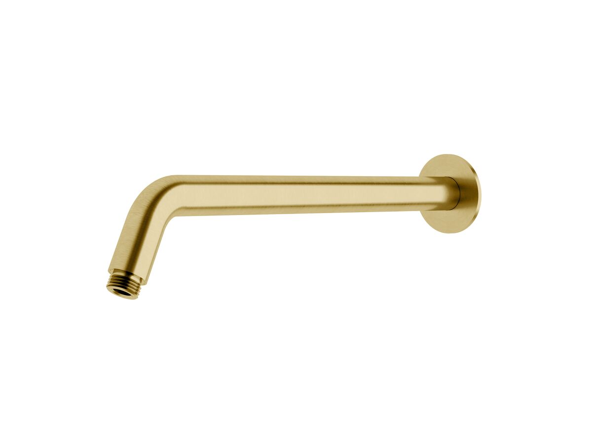 Sussex Pure Horizontal Shower Arm 350mm PVD Brushed Gold