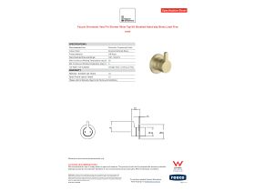 Specification Sheet - Faucet Strommen Vara Fin Shower Mixer Tap Kit Brushed Admiralty Brass Lead Free