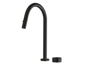 Hero - Sussex Pure Elemental Progressive Sink Mixer Set Pull Out Spray PVD Matte Black (4 Star) Lead Free