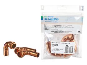 >B< Maxipro Elbow 90 Degree x 5/8" OD x 5/8" ID Bag of 3