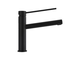 Supporting Image - Mizu Drift Sink Mixer Extended Lever with Red & Blue Indicators Matte Black (5 Star) Lead Free