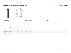 Specification Sheet - Geberit Cap & Lining (Extended)