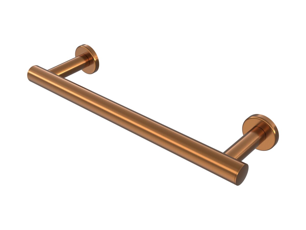 Supporting Image - Mizu Drift Single Towel Rail 300mm Brushed Bronze