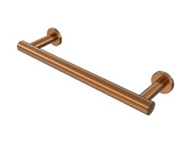 Supporting Image - Mizu Drift Single Towel Rail 300mm Brushed Bronze