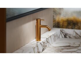 In Situ - Sussex Scala Nova Basin Mixer Curved PVD Brushed Gold (5 Star) Lead Free