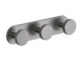 Supporting Image - Faucet Strommen Vara Disc Wall Top Assembly with Diverter Trimset Brushed Graphite Lead Free