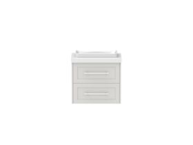 Hero - Kado Lux Ensuite All Drawer Twin 600mm Wall Hung Centre Basin 50mm Top
