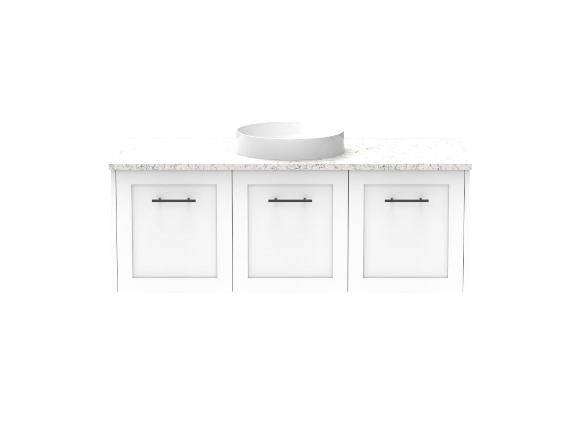 Kado Lux All Door 1200mm Centre Bowl Wall Hung Caesarstone