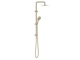 Hero - Grohe Rainshower SmartActive Twin Rail Shower Round with Top Rail Water Inlet Brushed Nickel (3 star)