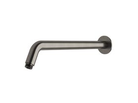 Sussex Pure Horizontal Shower Arm 350mm Brushed Gunmetal