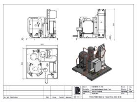 Tecumseh EVO-Aqua Water Cooled Condensing Unit R404A FH2480ZBR-HE 1 Phase