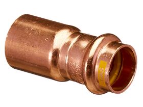 >B< Press Gas Fitting Reducer 25mm x 20mm