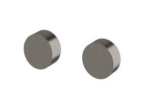 Sussex Pure Wall Top Assembly Taps PVD Brushed Gunmetal