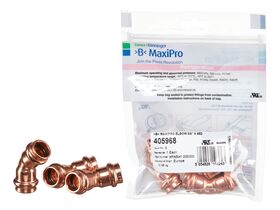 >B< Maxipro Elbow 45 Degree x 5/8" Bag of 3