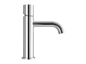 Supporting Image - Mizu Drift Dial Basin Mixer Curved Spout Chrome (6 Star) Lead Free