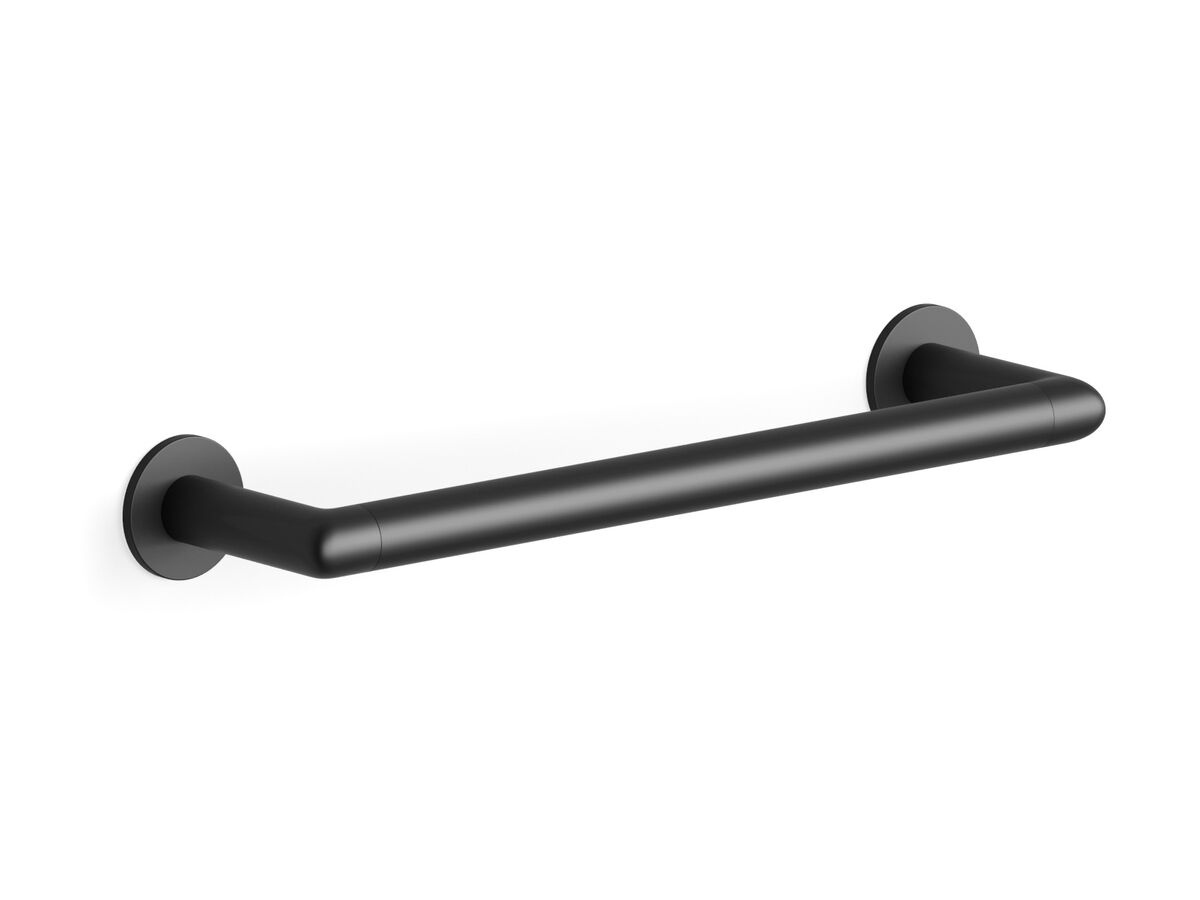Hero - Faucet Strommen Vara Single Towel Rail 300mm Matte Black