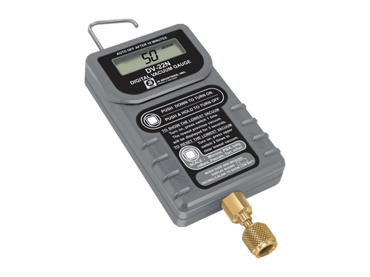 JB Digital Vacuum Gauge with Case