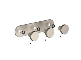 Hero - Faucet Strommen Vara Disc Wall Top Assembly with Diverter Trimset Brushed Nickel Lead Free