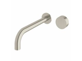 Sussex Pure Progressive Wall Bath Mixer Tap System 250mm PVD Brushed Nickel