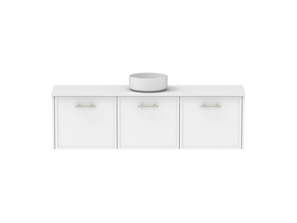 Supporting Image - Kado Lux Ensuite All Door 1500mm Wall Hung Centre Basin 20mm Top Shaker