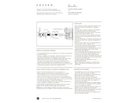 Installation Instructions - Sussex Scala Wall Top Assembly