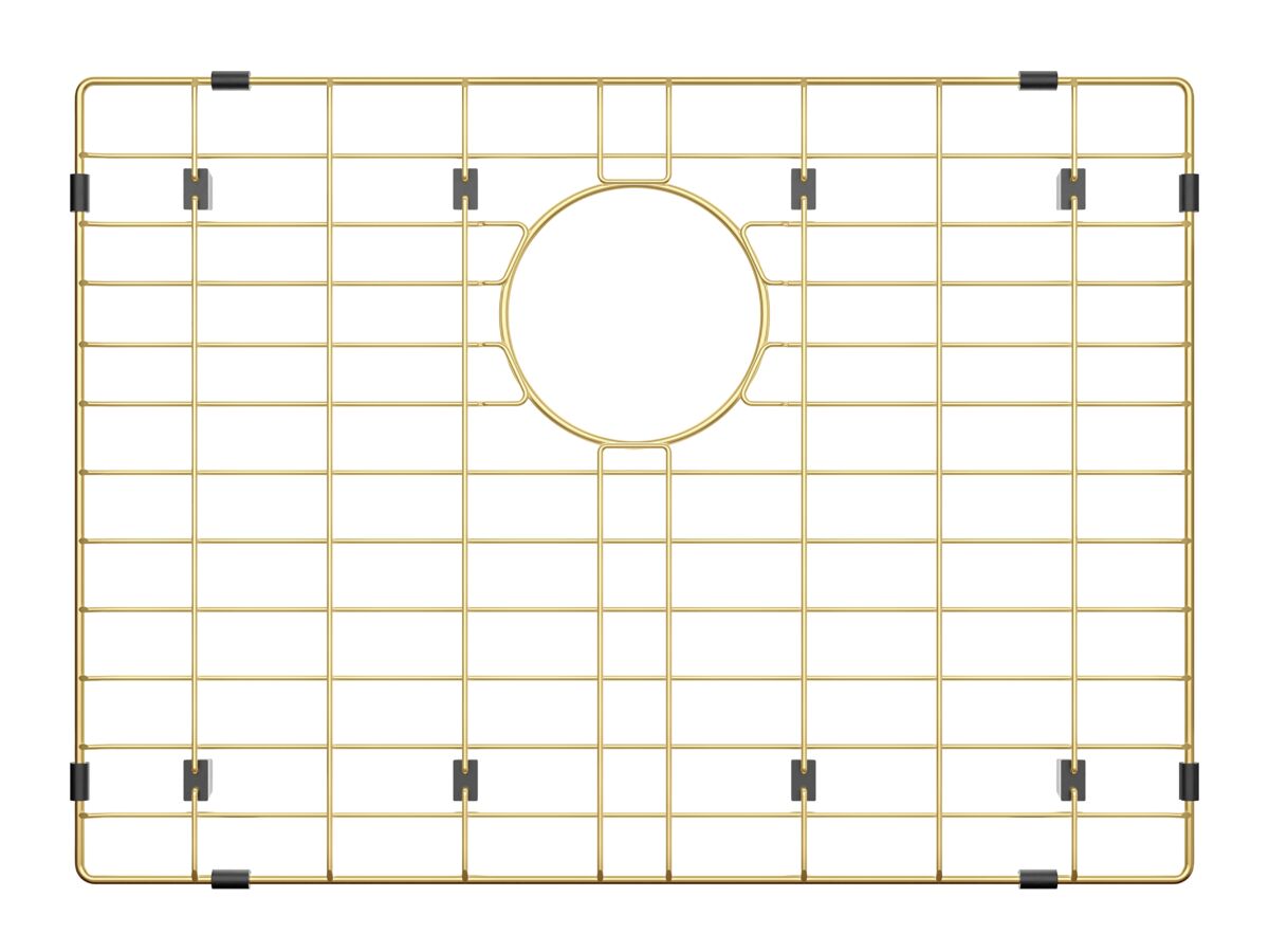 Supporting Image - Memo Zenna Protector Grid Extended Single Bowl Nanoplated Brass