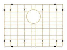Supporting Image - Memo Zenna Protector Grid Extended Single Bowl Nanoplated Brass