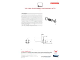 Specification Sheet - Faucet Strommen Vara Fin Shower Mixer Tap Trimset Brushed Graphite Lead Free