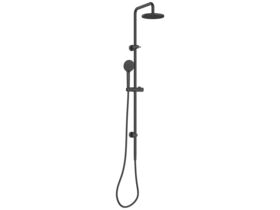 Hero - Posh Bristol MK2 Twin Rail Shower with Top Rail Water Inlet Matte Black (3 Star)