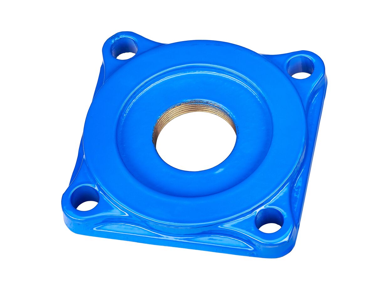 Dimax Ductile Iron Blank Flange PN16 B5 DN100 Tapped Central 50mm (2") BSPF