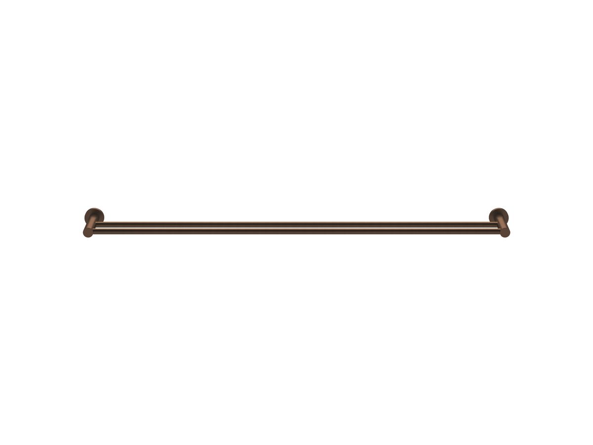 Sussex Pure Double Towel Rail 780mm PVD Brushed Bronze