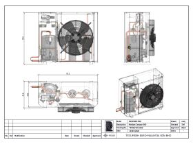 Tecumseh Compac Condensing Unit R404A PAC4546Z 3 Phase