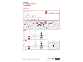Installation Instructions - LAUFEN Alessi One Wall Basin