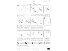 Installation Instructions - Faucet Strommen Vara Wall Bath Tap Set with Handshower / Wall Set with Twin Rail Shower Tap System (3 Star) Lead Free