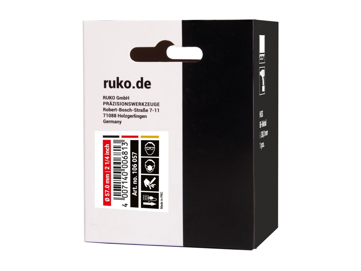 Ruko Bi-Metal Hole Saw - 57mm