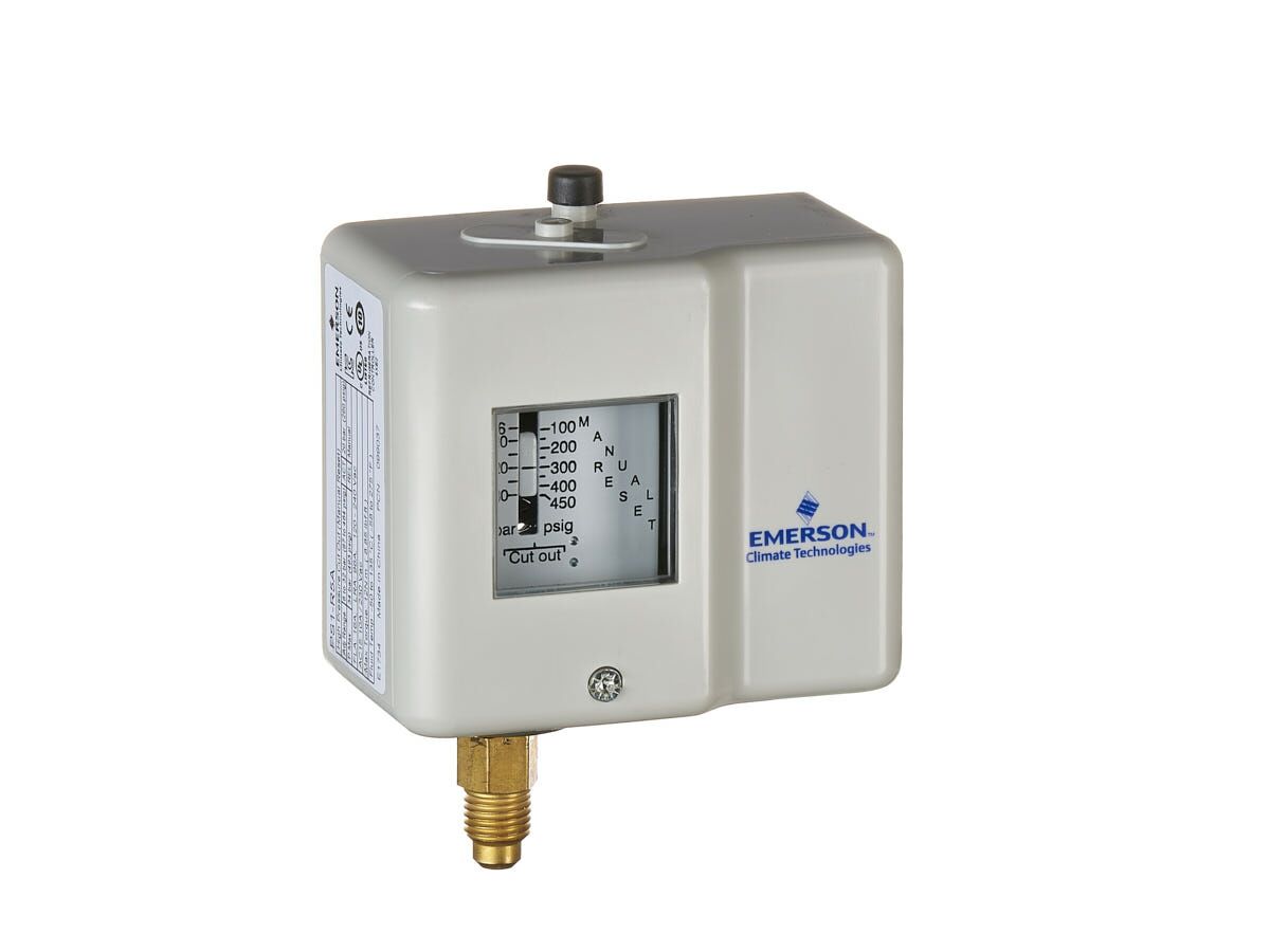 Emerson High Pressure Control Manual Reset 1/4" Male Flare 099037 PS1-R5A 218/590 STD (PS-31097-24) (ASIA)