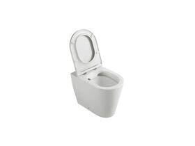 Kado Lux Back To Wall Rimless Overheight Pan with Thin Soft Close Quick Release Seat (4 Star)