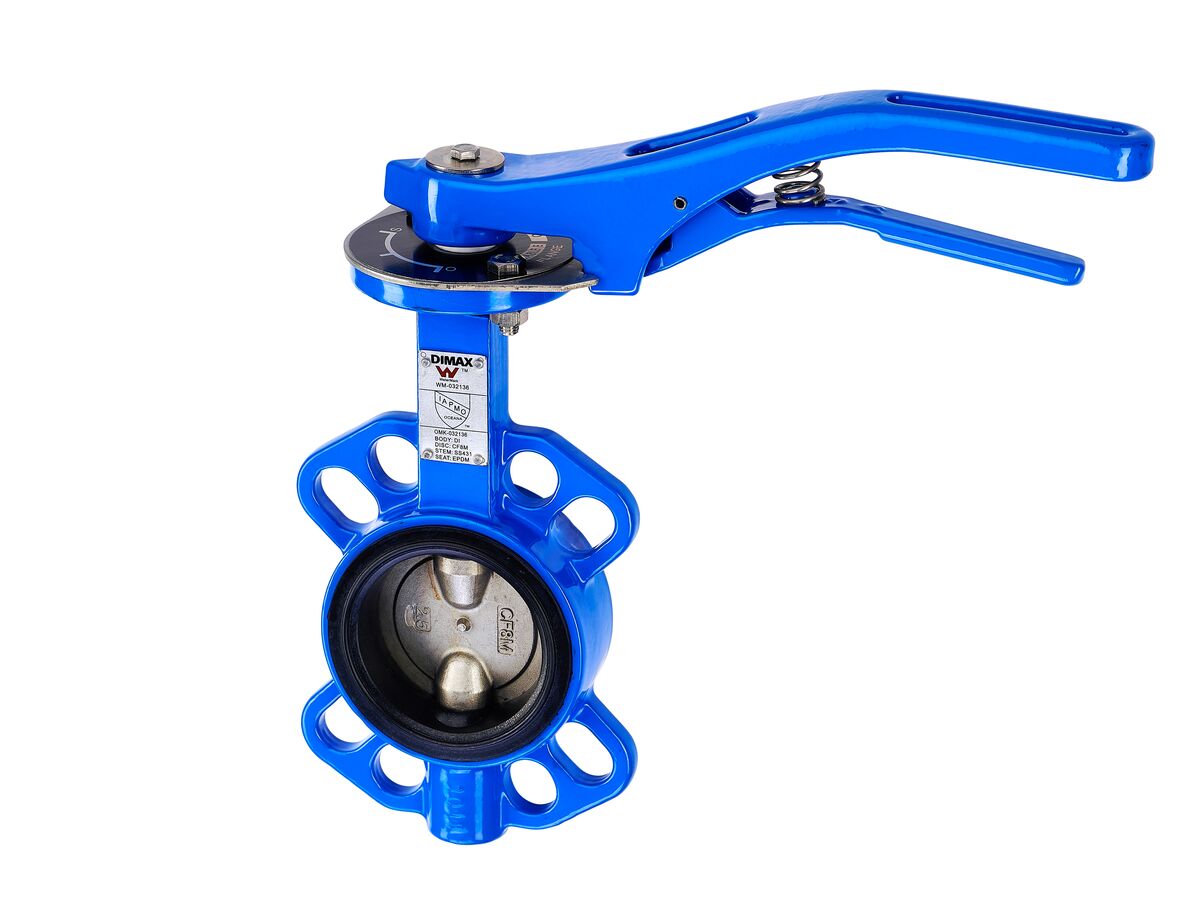 Dimax Butterfly Valve Wafer with Handle 50mm from Reece